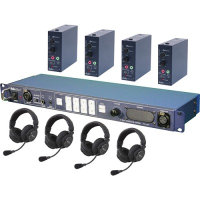 سیستم-اینترکام-ای-سی-100-دیتا-ویدیو-Datavideo--ITC-100-Intercom,-4x-HP-2A-Headsets,-4-x-ITC-100SL